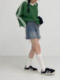 Waffle Collar Overfit Knit