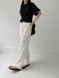 Kooh Pintuck Banding Nylon Pants