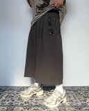 Nylon Rivet Detail Bermuda Pants