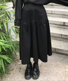 POCKET LINE COTTON SKIRT