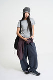 Lumi belted over jogger pants