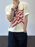 USA flag summer knit