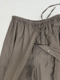 Wrinkle Wrap Layered Banding Pants