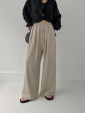 Kinder Linen Wide Banding Pants