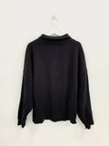 Over Balloon PK Collar Knit