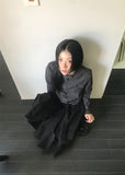 FLOW TIE COTTON SKIRT