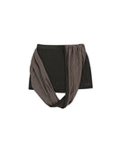 Draped Pumpkin Shorts