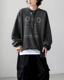 Zero Printing Balloon Sweatshirt