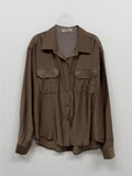 Kazun Pocket Loose Fit Blouse