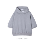 Word Semi Crop Half Hood