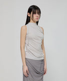 Draped Sleeveless Top