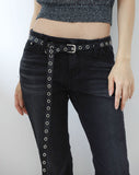 Long Eyelet Y2K Belt