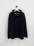 Two Button Warmer Hood Knit