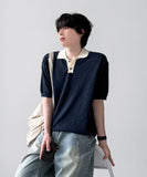 Saint Boucle Collar Knit