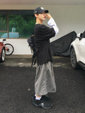 Color Matching Layered Basic Long Sleeve