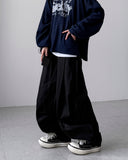Streak Curve Wide Pants