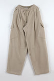 Fleece banding cargo pants