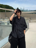 Side Tuck Cotton Cargo Bermuda Pants
