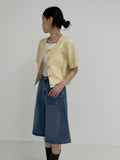 741 Catwashing Bermuda Denim Pants