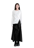 FORMED DRAPE SKIRT