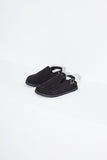 suede round sandle