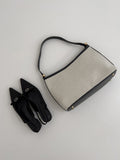 [Card Holder SET] Herringbone Leather Shoulder Bag