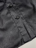 Flat Single Overfit Leather Jacket