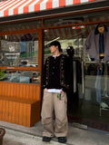 Structured Cargo Cut Out Pants