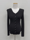 [SET] Ferral Ribbed Cardigan Sleeveless Set