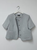 Bebe Tweed Short Sleeve Jacket