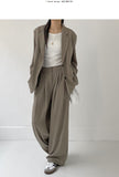[summer] Chabeu High Waist Two Tuck Wide Slacks