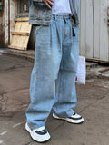 Two-Tuck Medium Washed Denim