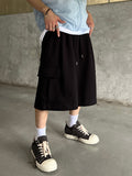 Two-Tuck Bermuda Cargo Sweatpants