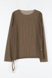 Manny see-through string tee