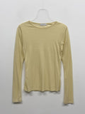Feeling Tencel Round Neck T-shirt
