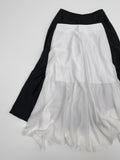 Wrinkle Flare Long Skirt