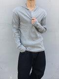 Yeezy Relax Fit Henley Neck Hoodie