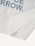 Graphic color matching roll-up T-shirt