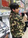 Polter camouflage dumble zip-up