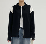 Varsity Two-Way String Cardigan