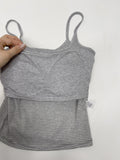 Stripe Bra Top Sleeveless