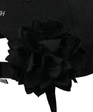 Stitch line corsage ball cap