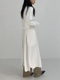 [INC MADE] Duo Layered Shirt Long One Piece