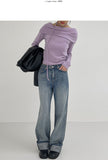 Rain Back Bijo Long Wide Denim