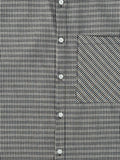 Into Seersucker Crop Short Sleeve Shirt