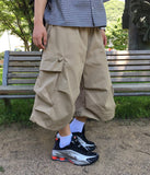 Mad Pintuck Bermuda Cargo Pants