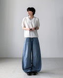 First Linen Balloon Denim