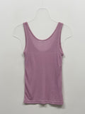 Dipping U-neck Sleeveless Top