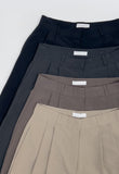 [Summer ver.] T-shirt with double-pleated long wide slacks