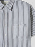 Ruin Stripe Linen Short Sleeve Shirt